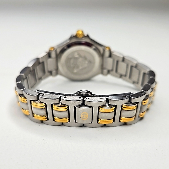 Authentic Gucci Watch 9040L Ladies Dial Quartz Two-Tone Link Date Watch - Picture 6 of 13